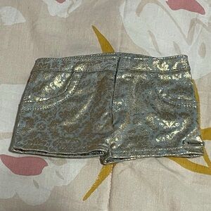 American Girl Truly Me Gold Uptown Shorts
